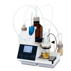 Karl Fischer Titrator μA-connector for double platinum electrodes, 2 x 4 mm – sockets  Model: TL 7500 KF-10 SI Analytics Germany